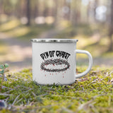 GYM OF CHRIST ENAMEL MUG: